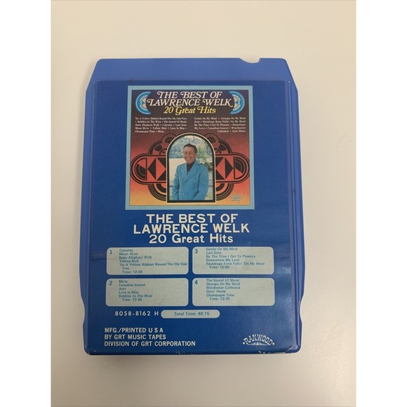 The Best Of Lawrence Welk 20 Great Hits 1975 8-Track - Picture 1 of 4
